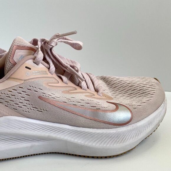 Nike Zoom Winflo 7 Barely Rose Womens Running Sneakers Size 6.5 CJ0302-601 - Picture 2 of 10
